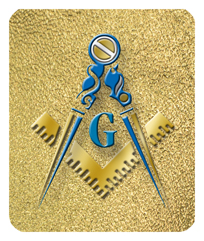 DF35-370-SH-GD Masonic Lodge Shimmer Gold
